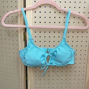 Xhilaration small blue bikini top‎